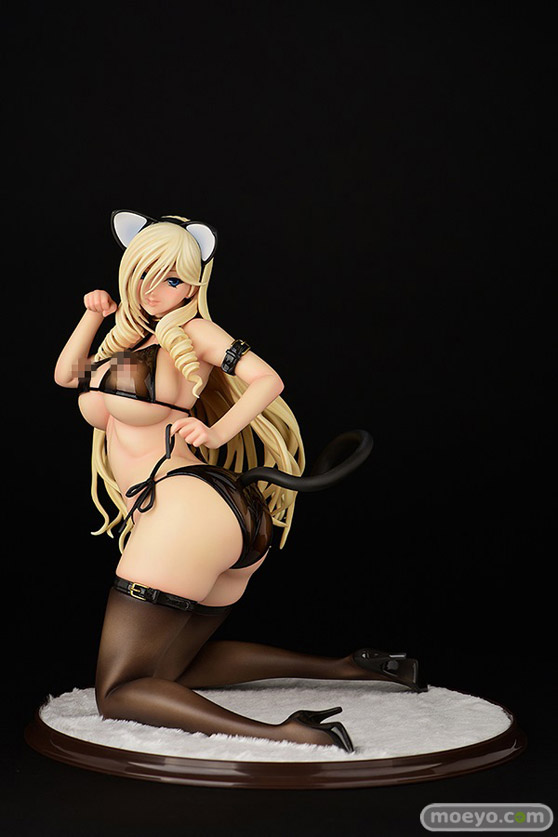 オルカトイズのスィーリア・クマーニ・エイントリー　黒猫ver.の新作フィギュア彩色サンプル透明水着とポロリ画像01