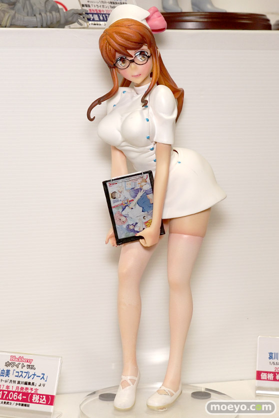 ブラックベリーの月刊哀川編集長 哀川由美 コスプレナース ホワイトVer./ピンクVer.の新作フィギュア彩色サンプル画像02