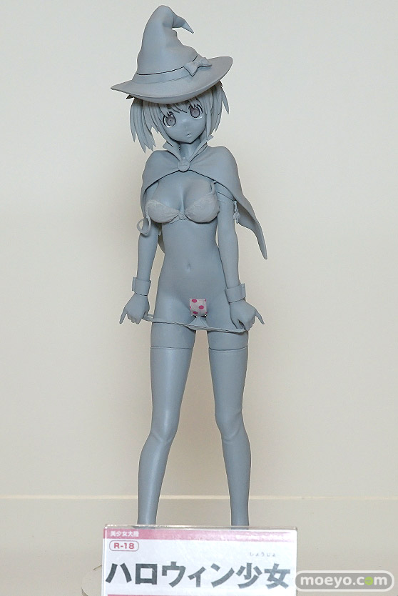 美少女大陸のハロウィン少女の新作アダルトフィギュア原型画像01