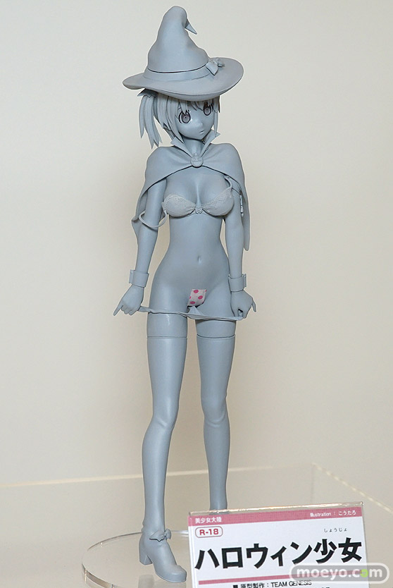 美少女大陸のハロウィン少女の新作アダルトフィギュア原型画像02