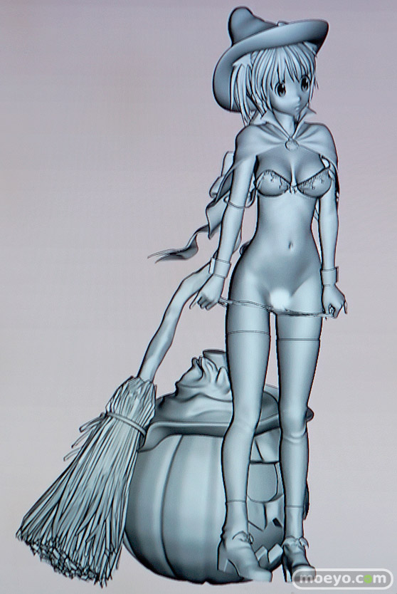 美少女大陸のハロウィン少女の新作アダルトフィギュア原型画像13