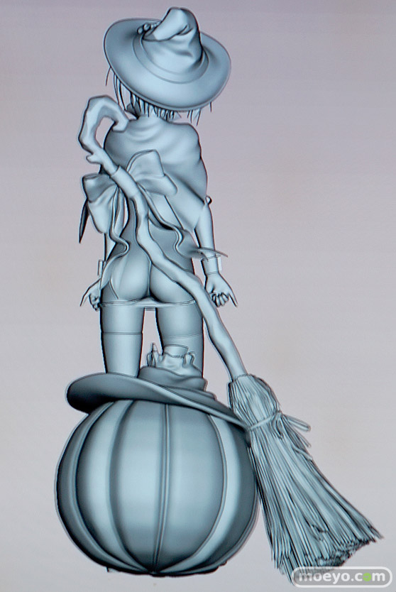 美少女大陸のハロウィン少女の新作アダルトフィギュア原型画像16