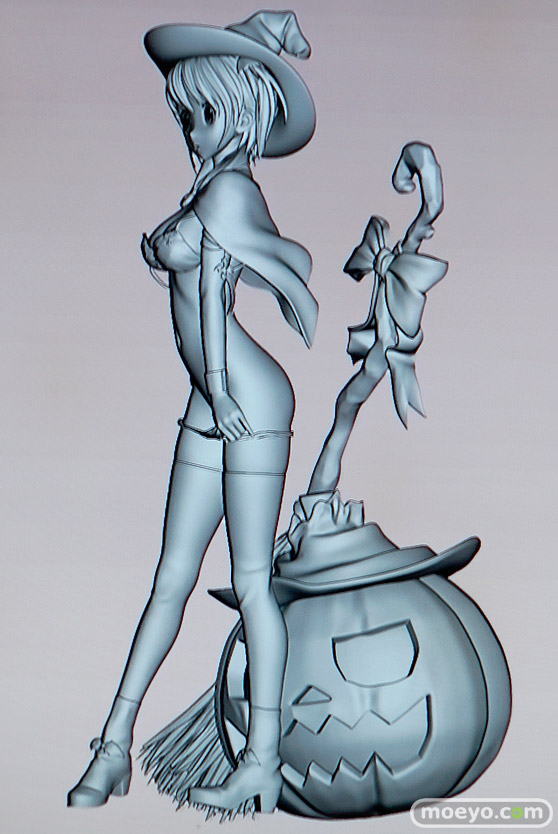 美少女大陸のハロウィン少女の新作アダルトフィギュア原型画像18