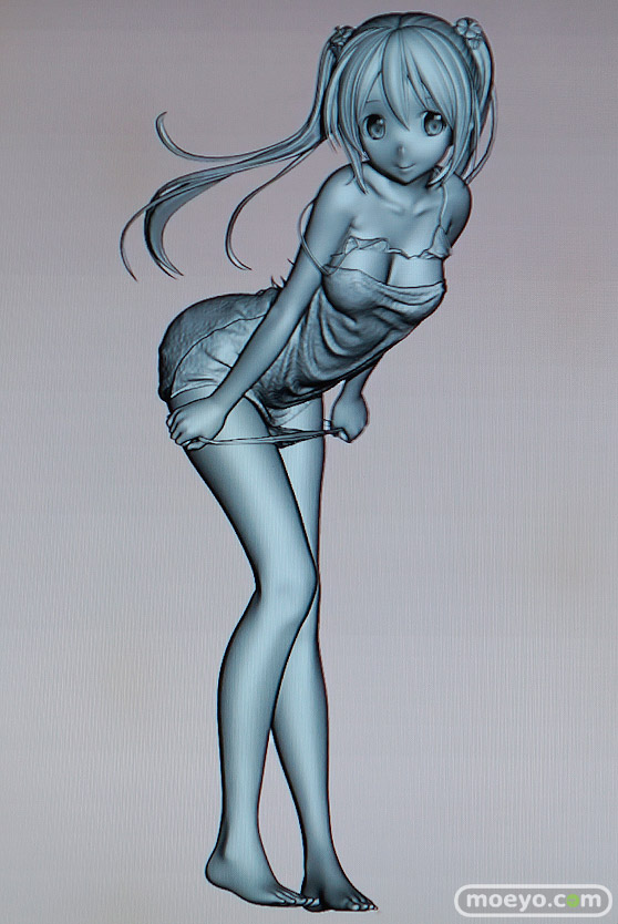 美少女大陸のこうたろさんイラスト新作フィギュアの3D原型画像01