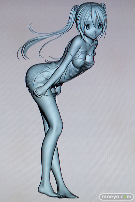 美少女大陸のこうたろさんイラスト新作フィギュアの3D原型画像02