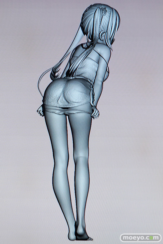 美少女大陸のこうたろさんイラスト新作フィギュアの3D原型画像03