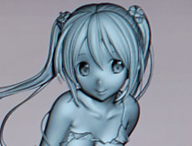 美少女大陸「こうたろさんイラストフィギュア（仮）」の3D原型画像が公開！【トレフェス有明16】