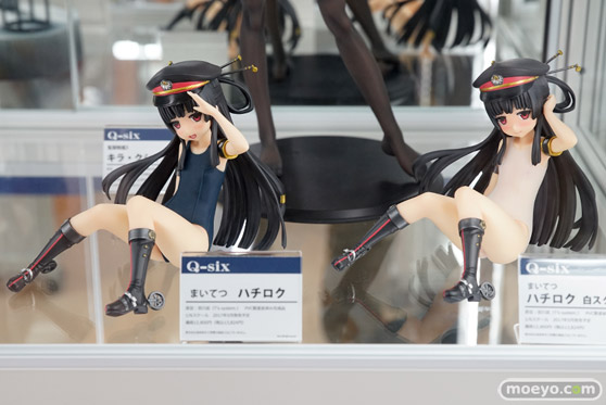 Q-sixのまいてつ ハチロク　白スクver.の新作フィギュア彩色サンプル画像01