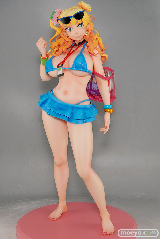 ダイキ工業のおしえて！ ギャル子ちゃん 水着のギャル子ちゃんの新作フィギュア彩色サンプル画像01