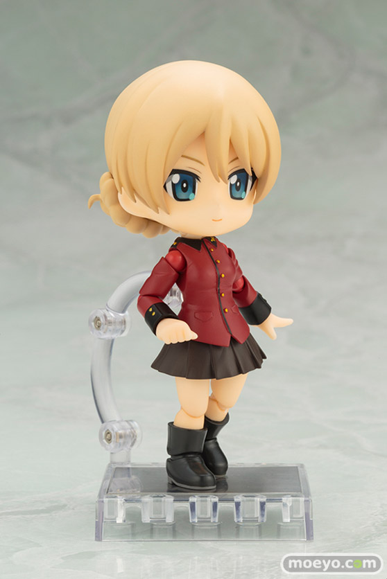 コトブキヤのキューポッシュ ガールズ＆パンツァー 劇場版 ダージリン 可動フィギュアの新作フィギュア彩色サンプル画像02