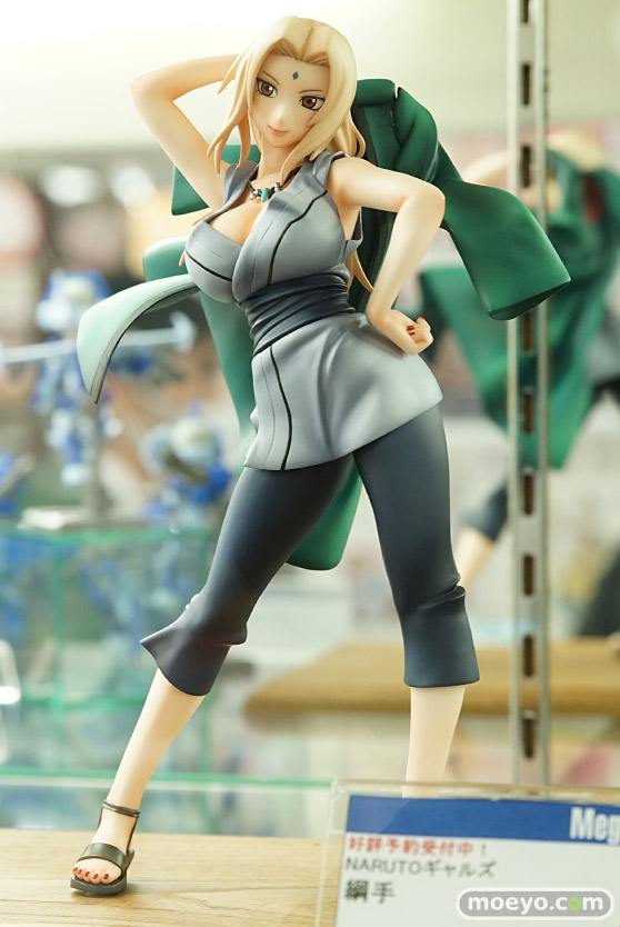 メガハウスのNARUTOギャルズ NARUTO‐ナルト‐ 疾風伝 綱手の新作フィギュア彩色サンプル画像03