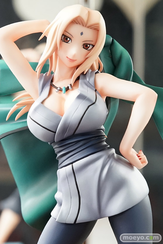 メガハウスのNARUTOギャルズ NARUTO‐ナルト‐ 疾風伝 綱手の新作フィギュア彩色サンプル画像05