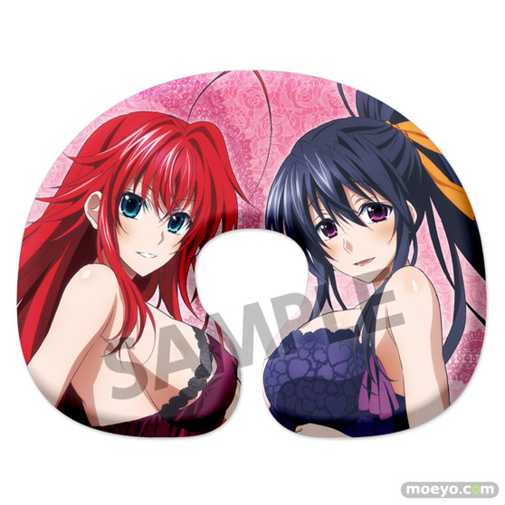 【HS限定】ハイスクールD×D BorN リアス&朱乃 ぽふぽふネックピロー B2タペストリー付限定版サンプル画像01