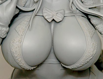 ヴェルテクス新作フィギュア「すーぱーそに子 クリスマス ver.」の監修中原型が展示！【2017冬合同展示会】