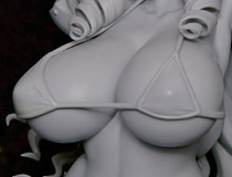 Q-six新作フィギュア「ワルキューレロマンツェ スィーリア エンドカード（仮）」の監修中原型が展示！【WF2017冬】