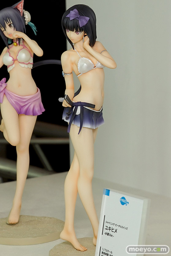 フリーイングのシャイニング・ビーチヒロインズ ユキヒメ -水着Ver.-の新作フィギュア彩色サンプル画像03
