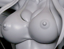 胸の先っちょクッキリな水着シリーズ最新作！Q-six新作フィギュア「ワルキューレロマンツェ 龍造寺茜 体育授業（プール編）」監修中原型が展示！【WF2017冬】