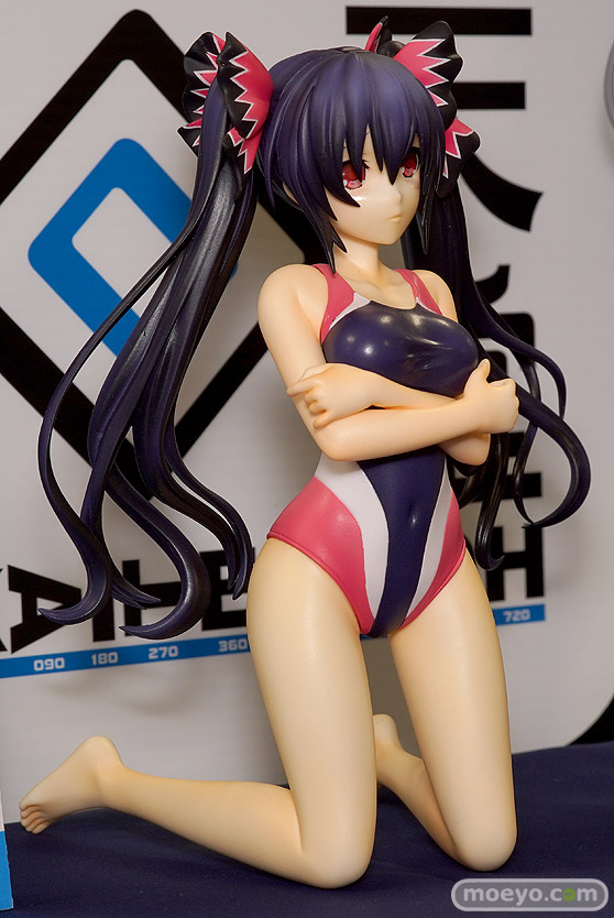 回天堂の超次元ゲイム ネプテューヌ ノワール 競泳水着ver.の新作フィギュア彩色サンプル画像02