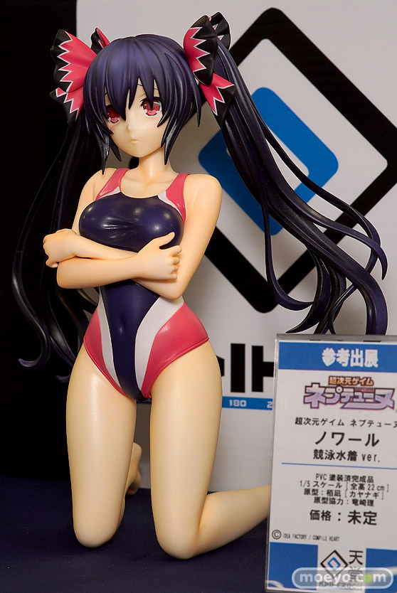 回天堂の超次元ゲイム ネプテューヌ ノワール 競泳水着ver.の新作フィギュア彩色サンプル画像04