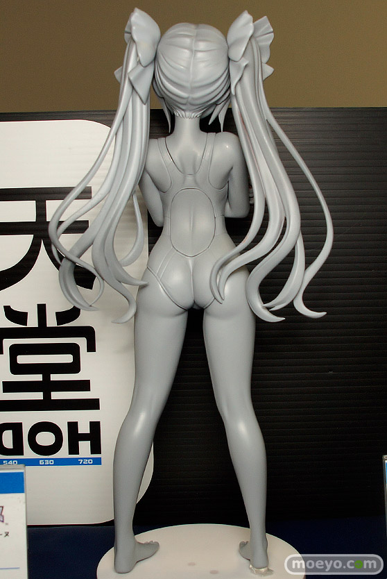 回天堂の超次元ゲイム ネプテューヌ ノワール 競泳水着 立ちポーズver.の新作フィギュア原型画像03