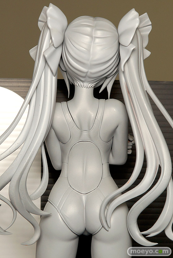 回天堂の超次元ゲイム ネプテューヌ ノワール 競泳水着 立ちポーズver.の新作フィギュア原型画像06