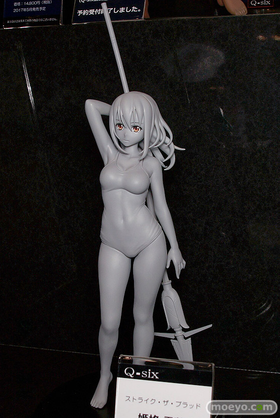 Q-sixのストライク・ザ・ブラッド 姫柊雪菜の新作フィギュア原型画像03