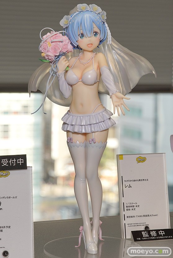 ファット・カンパニーのRe:ゼロから始める異世界生活 レム ウェディングVer.の新作フィギュア彩色サンプル画像01