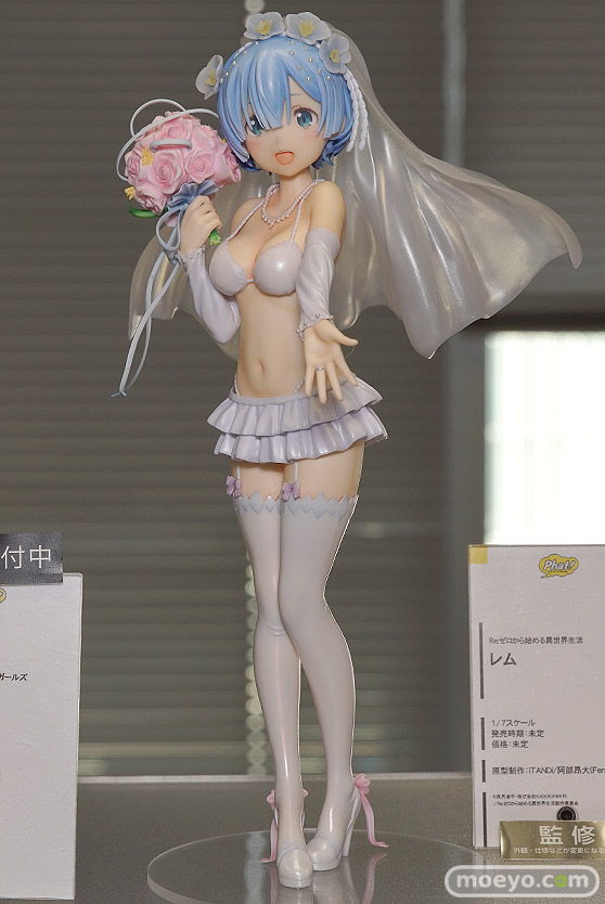 ファット・カンパニーのRe:ゼロから始める異世界生活 レム ウェディングVer.の新作フィギュア彩色サンプル画像03