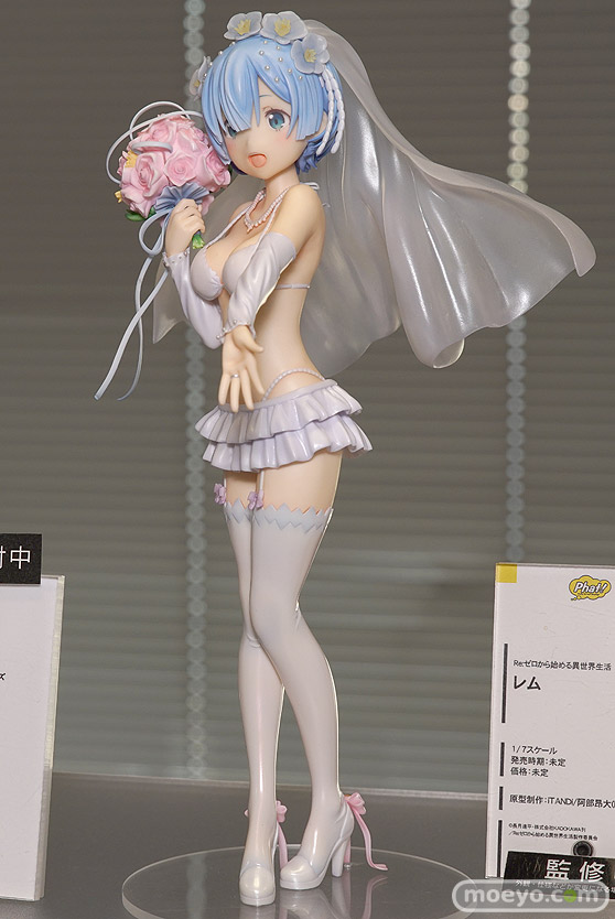 ファット・カンパニーのRe:ゼロから始める異世界生活 レム ウェディングVer.の新作フィギュア彩色サンプル画像04