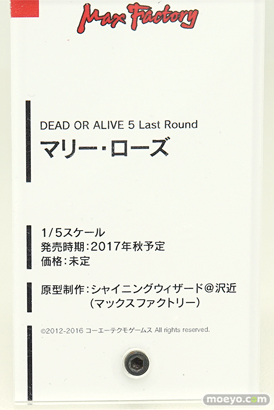 マックスファクトリーのDOA5LR マリー・ローズの新作フィギュア原型画像12