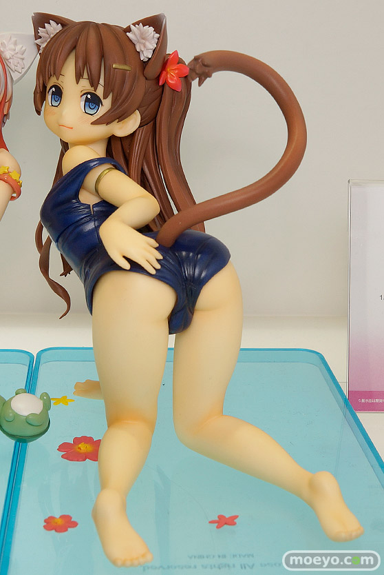クイーンテッドのものべの 夏葉 にゃーにゃースク水Ver.の新作フィギュア彩色サンプル画像01
