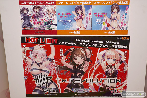 アニメジャパン2017のグッドスマイルカンパニーの新作ねんどろいど　figma系フィギュア展示の様子46