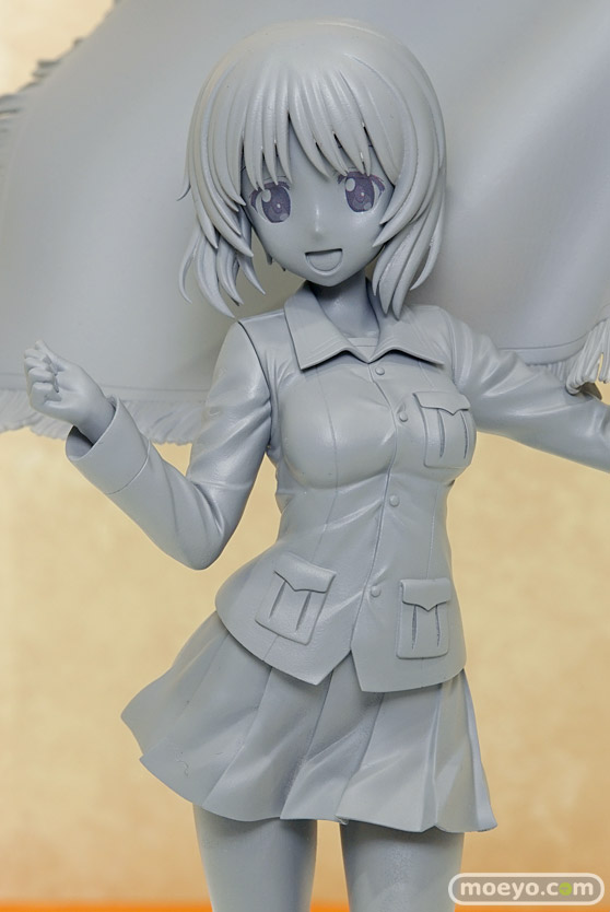 キューズQのガールズ＆パンツァー 劇場版 西住みほ 戦車道全国高校生大会 優勝旗Ver.の新作フィギュア原型画像04