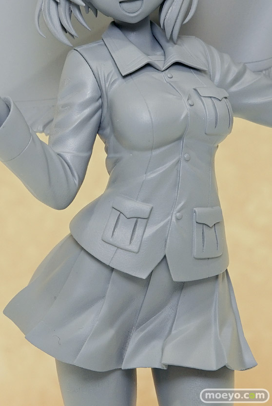 キューズQのガールズ＆パンツァー 劇場版 西住みほ 戦車道全国高校生大会 優勝旗Ver.の新作フィギュア原型画像06