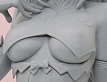 ケシカラン下乳！フレア新作フィギュア「シャイニング・ビーチ・ヒロインズ アルティナ -水着 ver.-（仮）」監修中原型が展示！【WF2017冬】