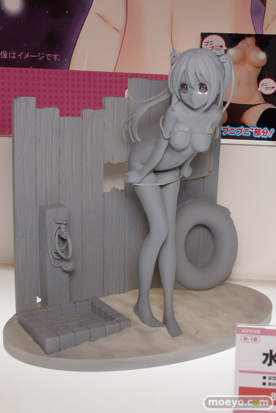 美少女大陸の水着少女の新作フィギュア原型画像01