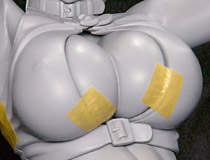 花畑と美少女新作フィギュア「寄性獣医・鈴音 有菌鈴音」監修中原型が展示！【WF2017冬】