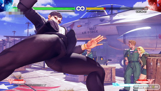 ストリートファイターVの春麗の秘書コスチュームのパンツ丸出し画像02