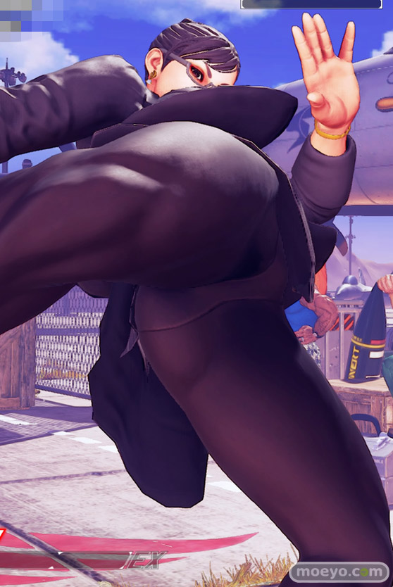 ストリートファイターVの春麗の秘書コスチュームのパンツ丸出し画像03