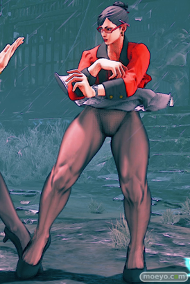 ストリートファイターVの春麗の秘書コスチュームのパンツ丸出し画像13