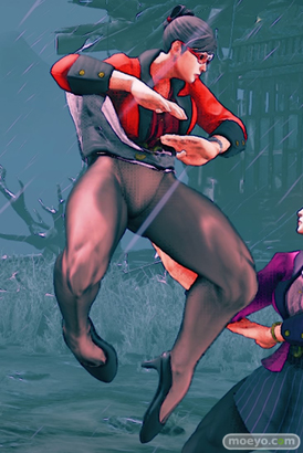 ストリートファイターVの春麗の秘書コスチュームのパンツ丸出し画像15