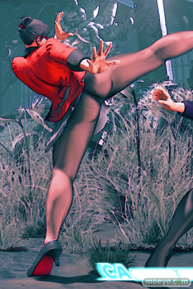 ストリートファイターVの春麗の秘書コスチュームのパンツ丸出し画像16