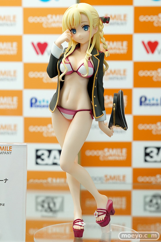 グッドスマイルカンパニーのハイスクール・フリート ヴィルヘルミーナ 水着Ver.の新作フィギュア彩色サンプル展示画像03