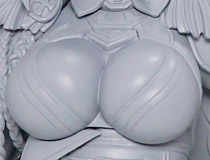 ホビージャパン新作フィギュア「七つの美徳 ミカエル ～忠義の像」監修中原型が展示！【WF2017冬】