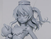 へそ出しレースクイーン姿で立体化！ホビージャパン新作フィギュア「ガールズ＆パンツァー 劇場版 島田愛里寿 レースクイーン Ver.」監修中原型が展示！