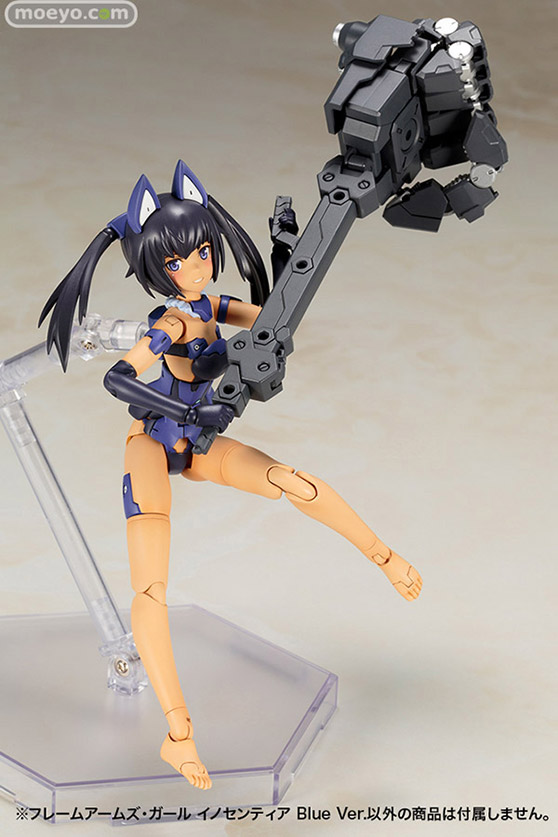 コトブキヤのフレームアームズ・ガール イノセンティア Blue Ver. プラモデルの新作プラモデル彩色サンプル画像05