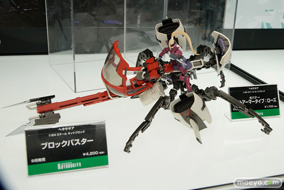 メガホビEXPO 2017 Spring コトブキヤブースの新作フィギュア展示の様子18