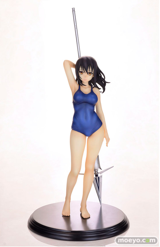 Q-sixのストライク・ザ・ブラッド 姫柊雪菜 スク水ver.の新作フィギュア彩色サンプル画像01