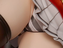 神々しき縞パン！ホビージャパン新作フィギュア「七つの美徳　ミカエル～忠義の像」彩色サンプルが展示！【メガホビ2017春】