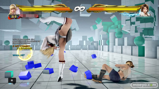 鉄拳7のリリやカタリーナやシャオユウやニーナや飛鳥やアリサのエロパンツ画像34